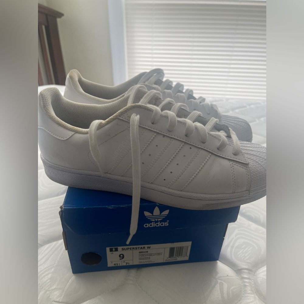 All White Adidas